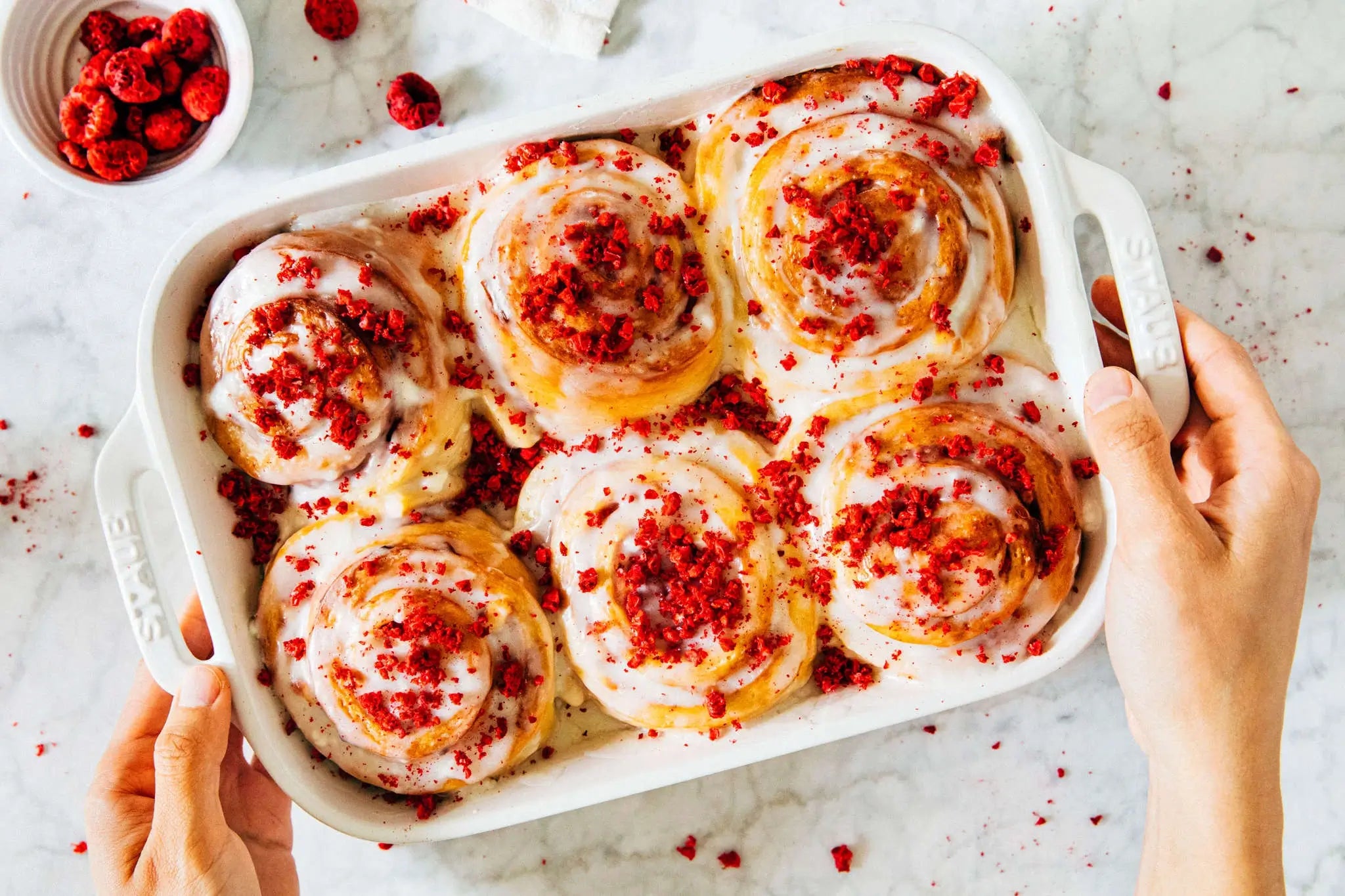 Vermont Creamery Raspberry Sticky Bun