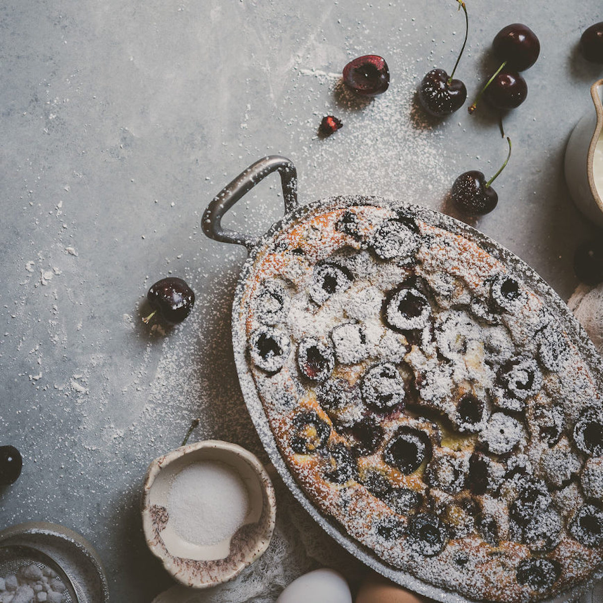 Cherry Clafoutis with Crème Fraîche | Vermont Creamery