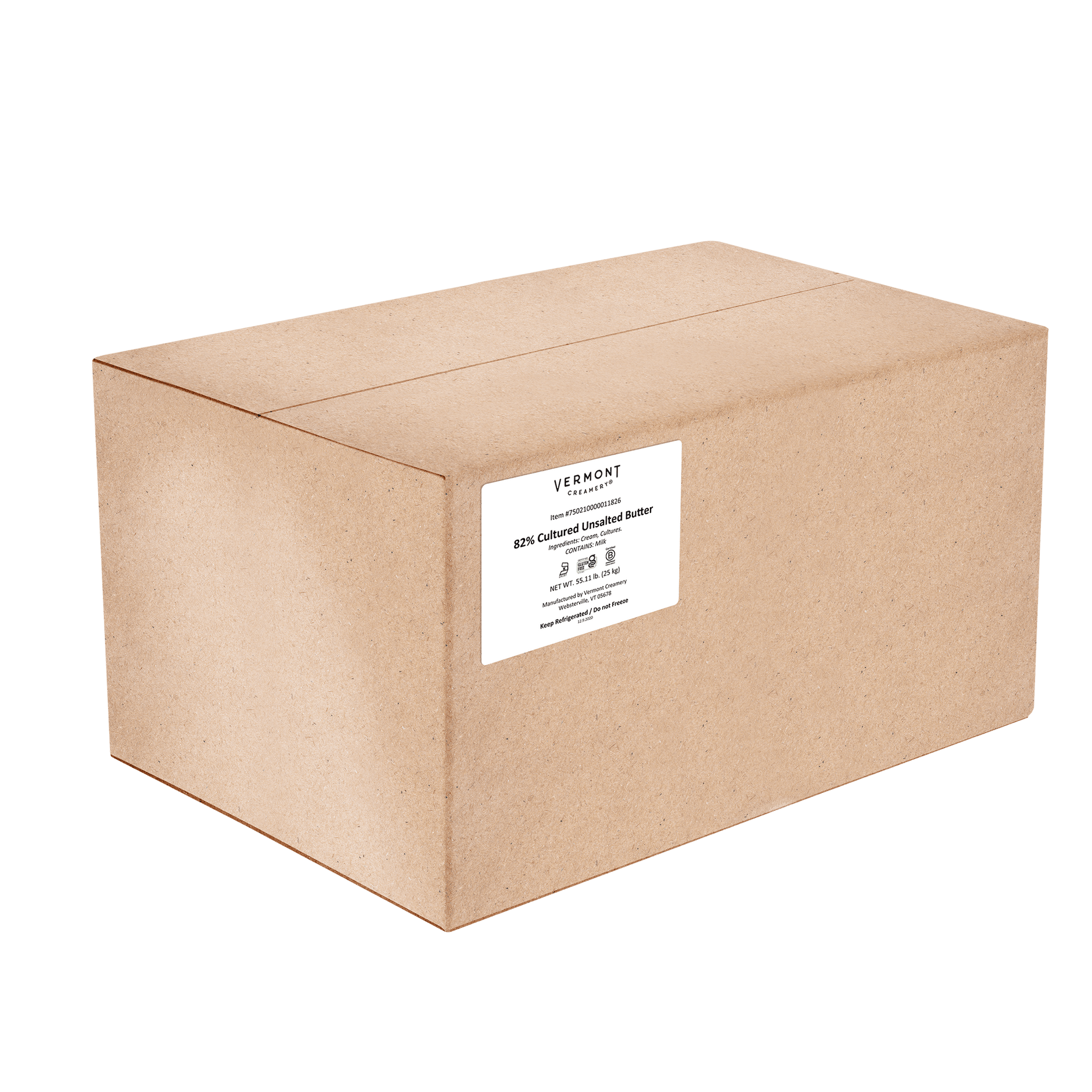 Unsalted 55 lb. Cultured Butter