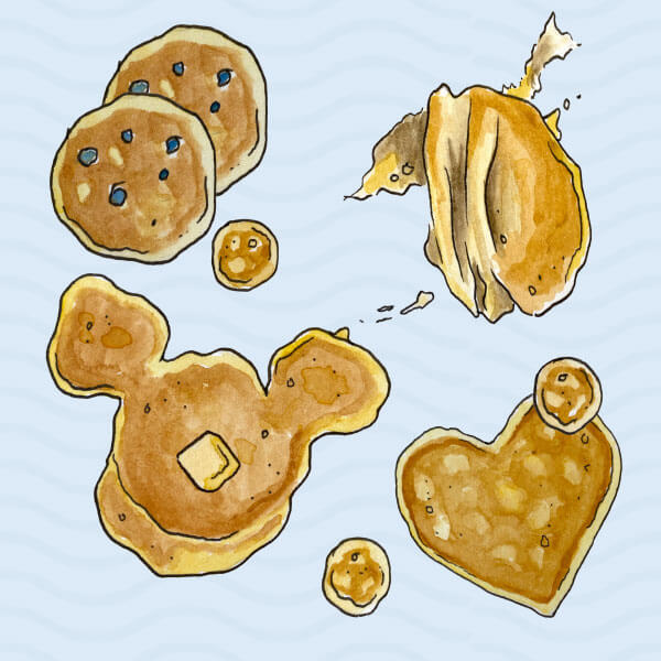 On Mother's Day, there will be pancakes.