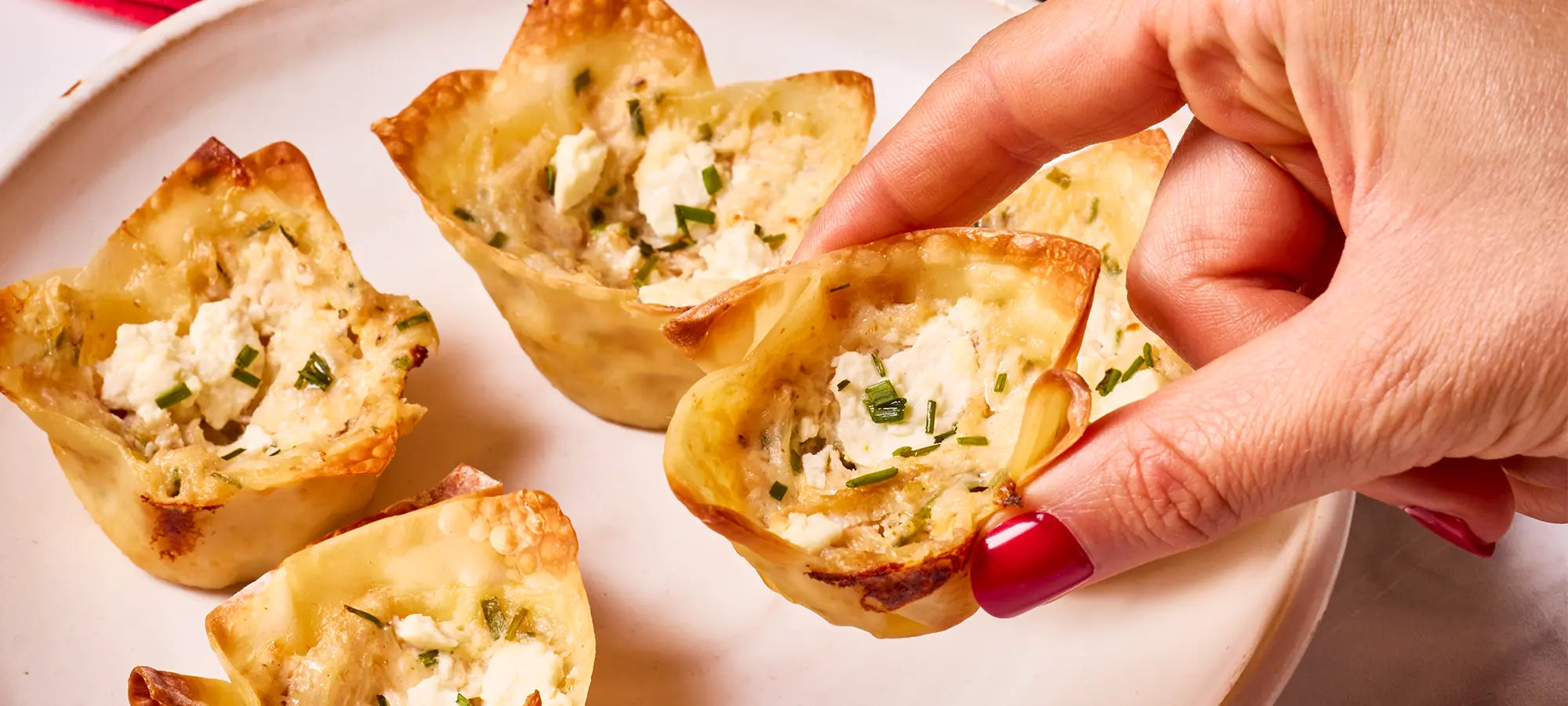Mini Goat Cheese Crab Rangoon | Vermont Creamery