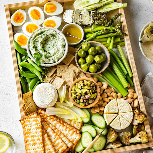 Green Goddess Spring Cheese Board