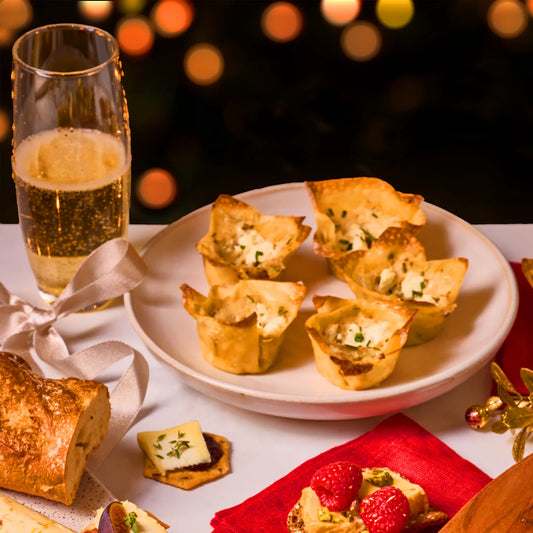 Mini Goat Cheese Crab Rangoon