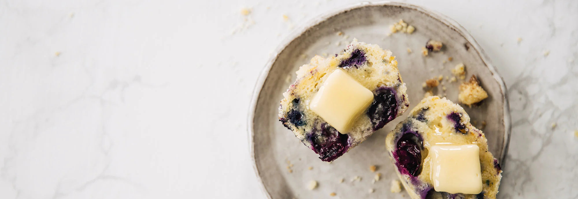 Vermont Creamery Cultured Butter on Muffin