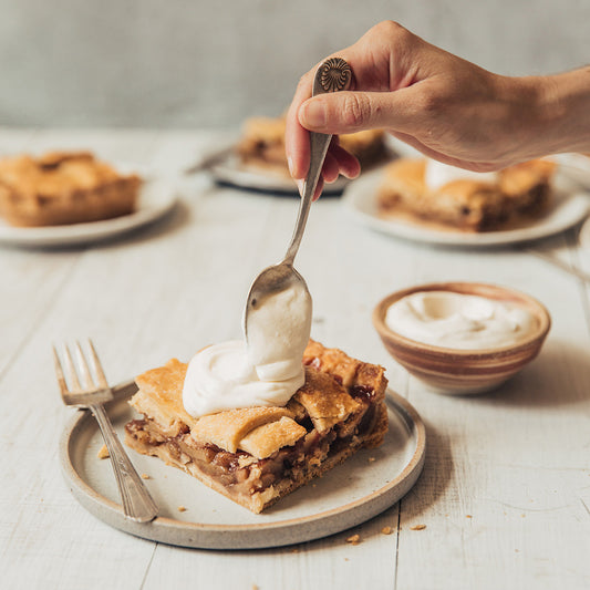 Apple Pie with Crème Fraîche