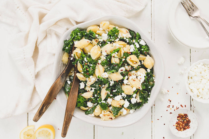 Chèvre and Broccoli Rabe Pasta