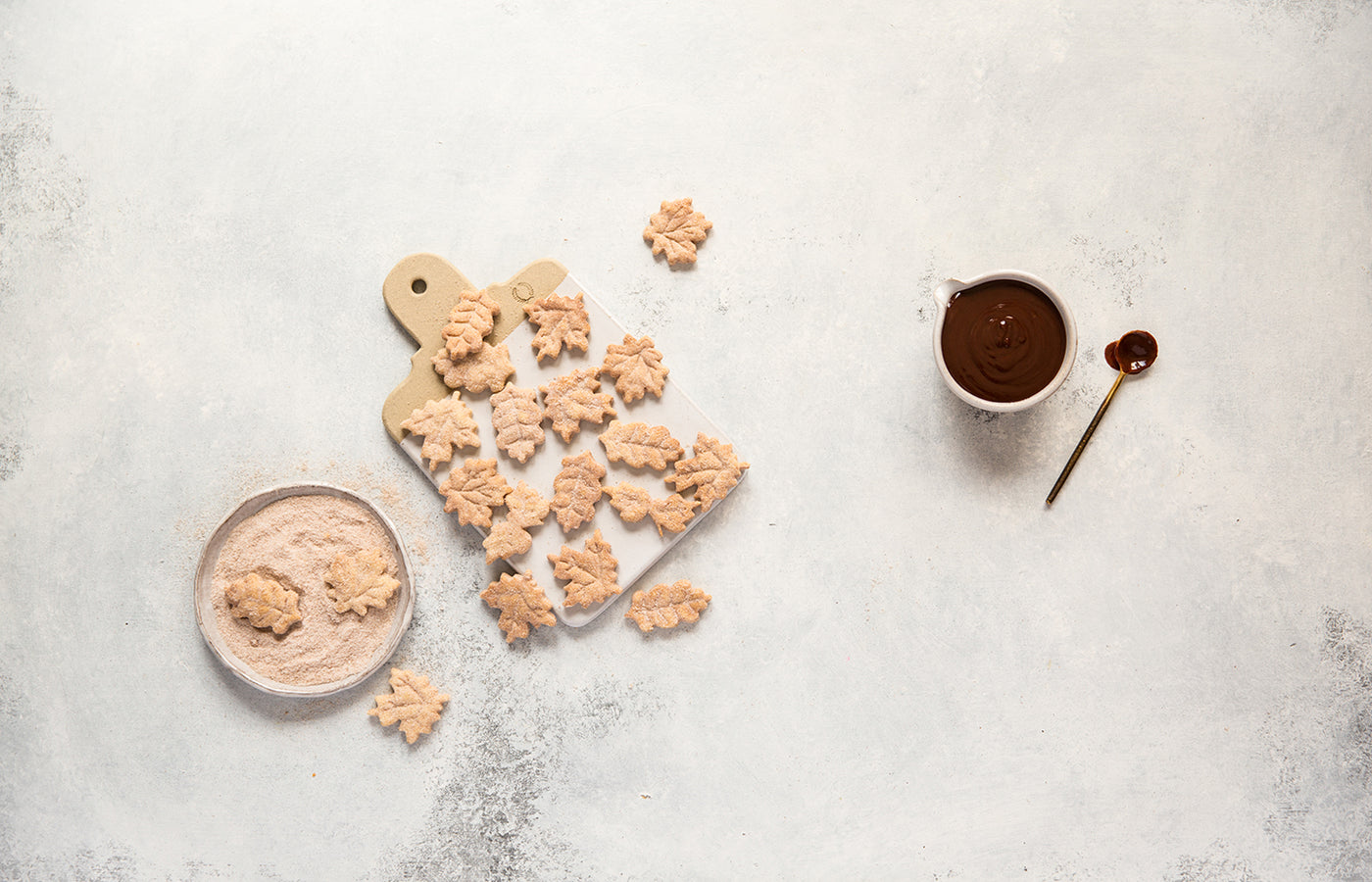 Cinnamon Sugar Cookies with Crème Fraîche Ganache Vermont Creamery