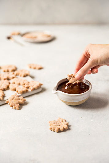 Cinnamon Sugar Cookies with Crème Fraîche Ganache