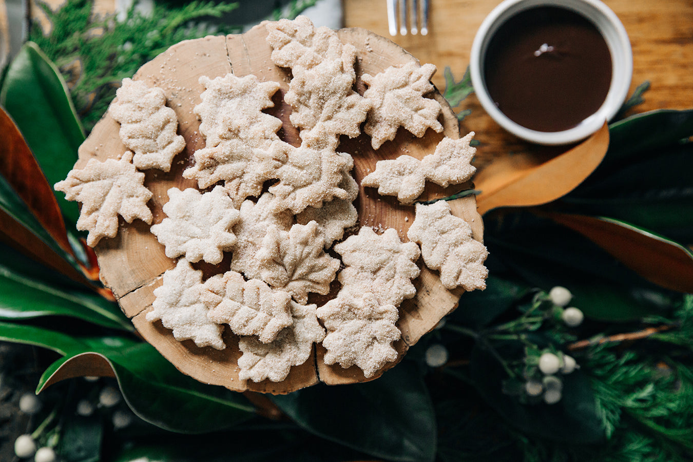 Cinnamon Sugar Cookies with Crème Fraîche Ganache Vermont Creamery