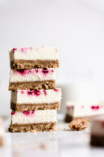 Cranberry Walnut Cheesecake Bars