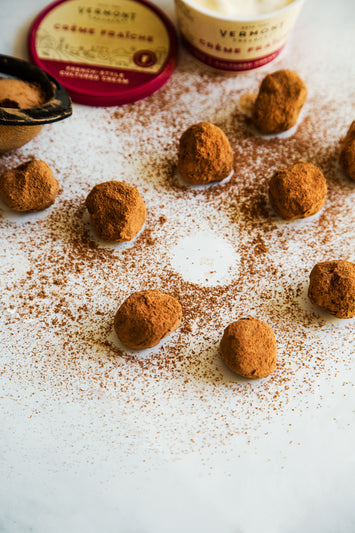 Decadent Crème Fraîche Truffles