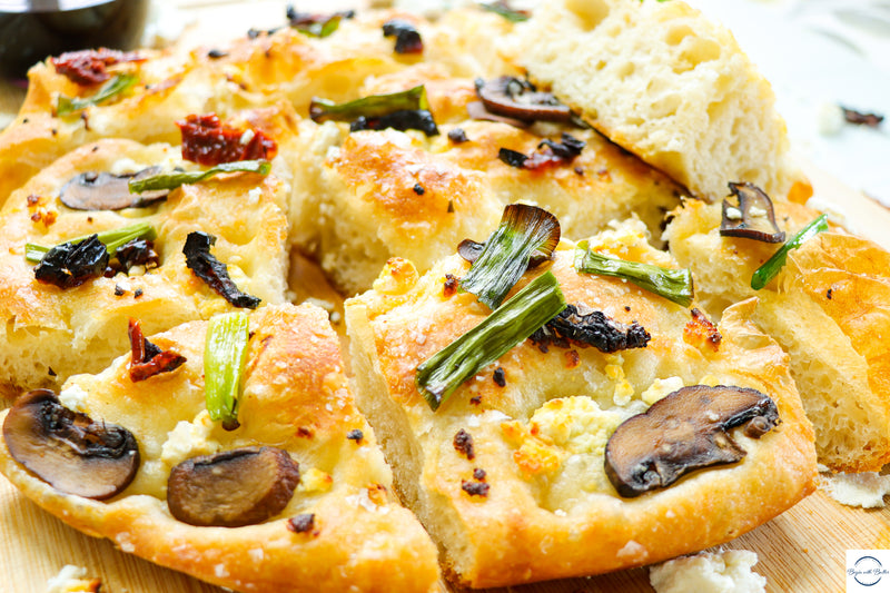 Goat Cheese Skillet Focaccia