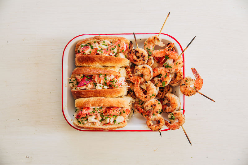 Grilled Shrimp with Garlic Butter