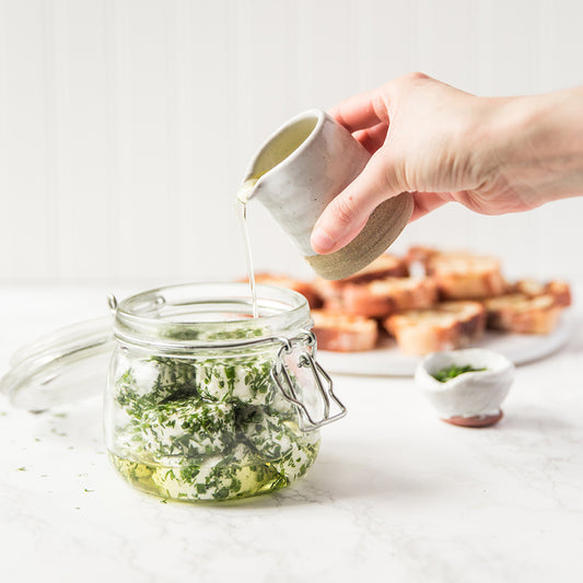 Herb Marinated Goat Cheese