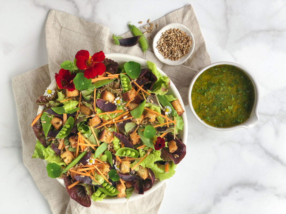 Herbed Crème Fraîche Salad Dressing Vermont Creamery