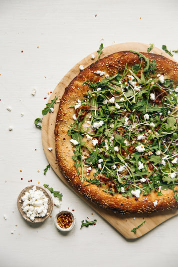 Honey Fresh Goat Cheese Flatbread