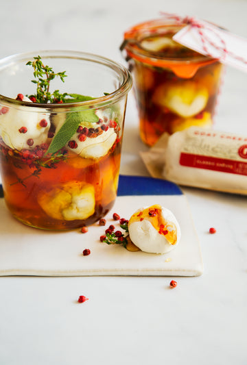 Honeyed Goat Cheese with Herbs