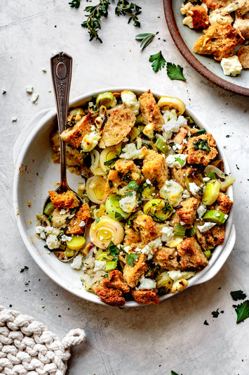 Leek & Goat Cheese Stuffing