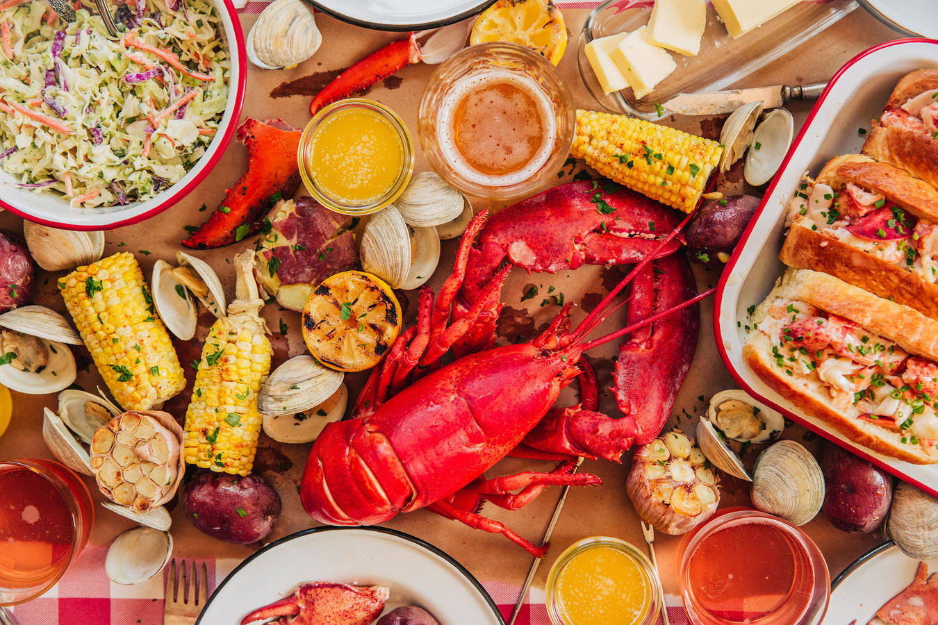 Lobster Boil with Drawn Butter Vermont Creamery