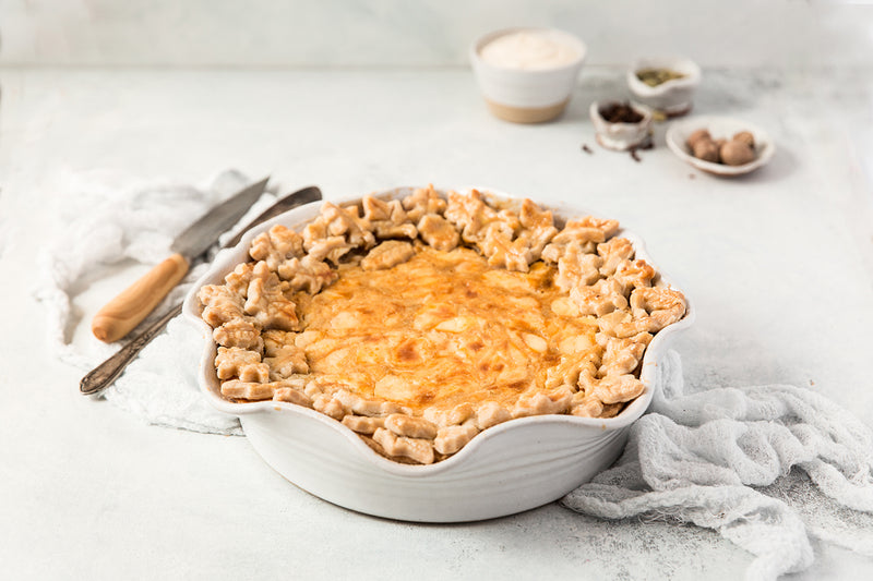 Mascarpone Swirled Pumpkin Pie