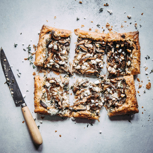 Mushroom & Herbed Mascarpone Tart