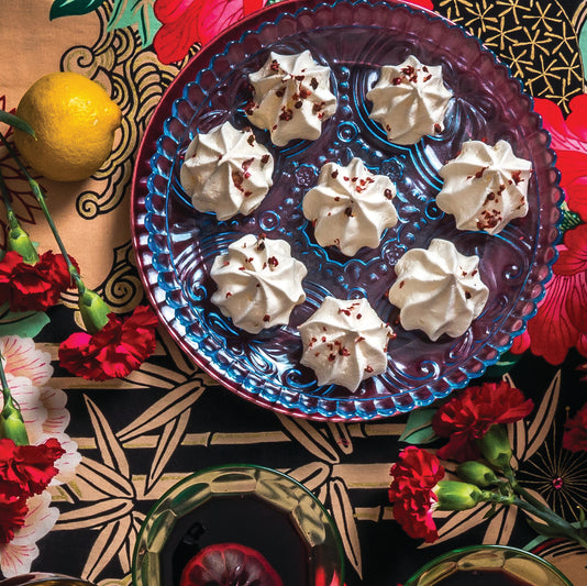 Pink Peppercorn Meringues