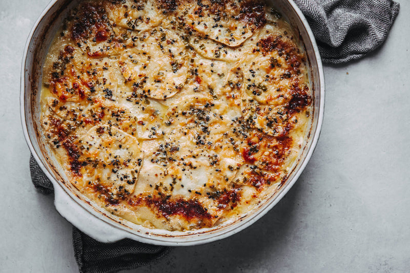 Crème Fraîche Potatos Au Gratin