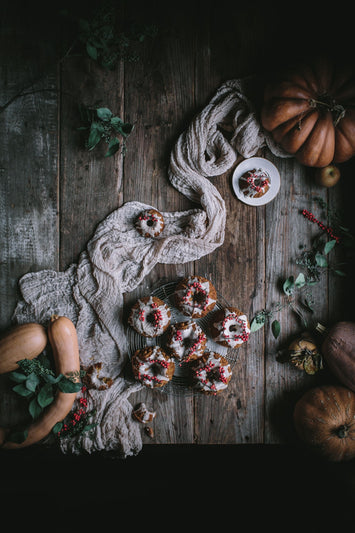 Pumpkin Mascarpone Mini Bundt Cakes