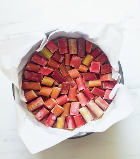 Rhubarb Upside-Down Cake
