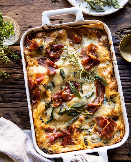 Roasted Butternut Squash and Spinach Lasagna
