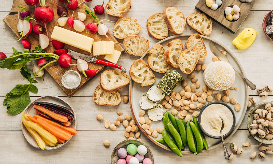 Spring Cheese and Butter Board