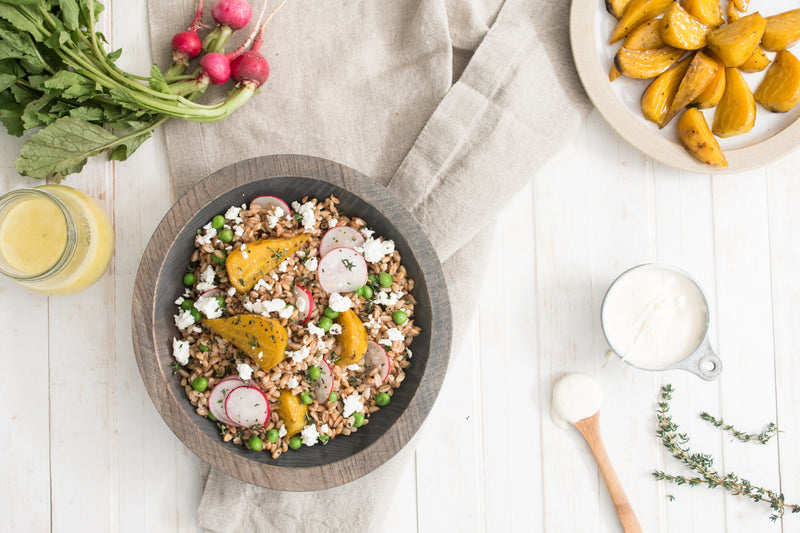 Spring Farro Salad