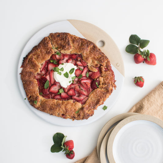 Strawberry Galette With Whole Wheat Crème Fraîche Crust