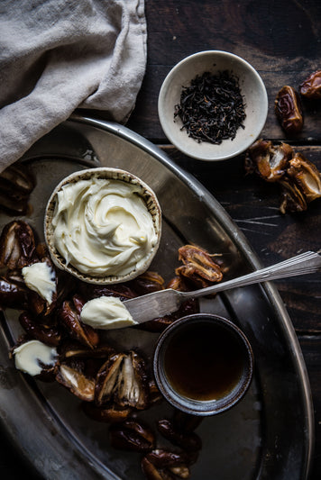 Tea Soaked Dates With Mascarpone